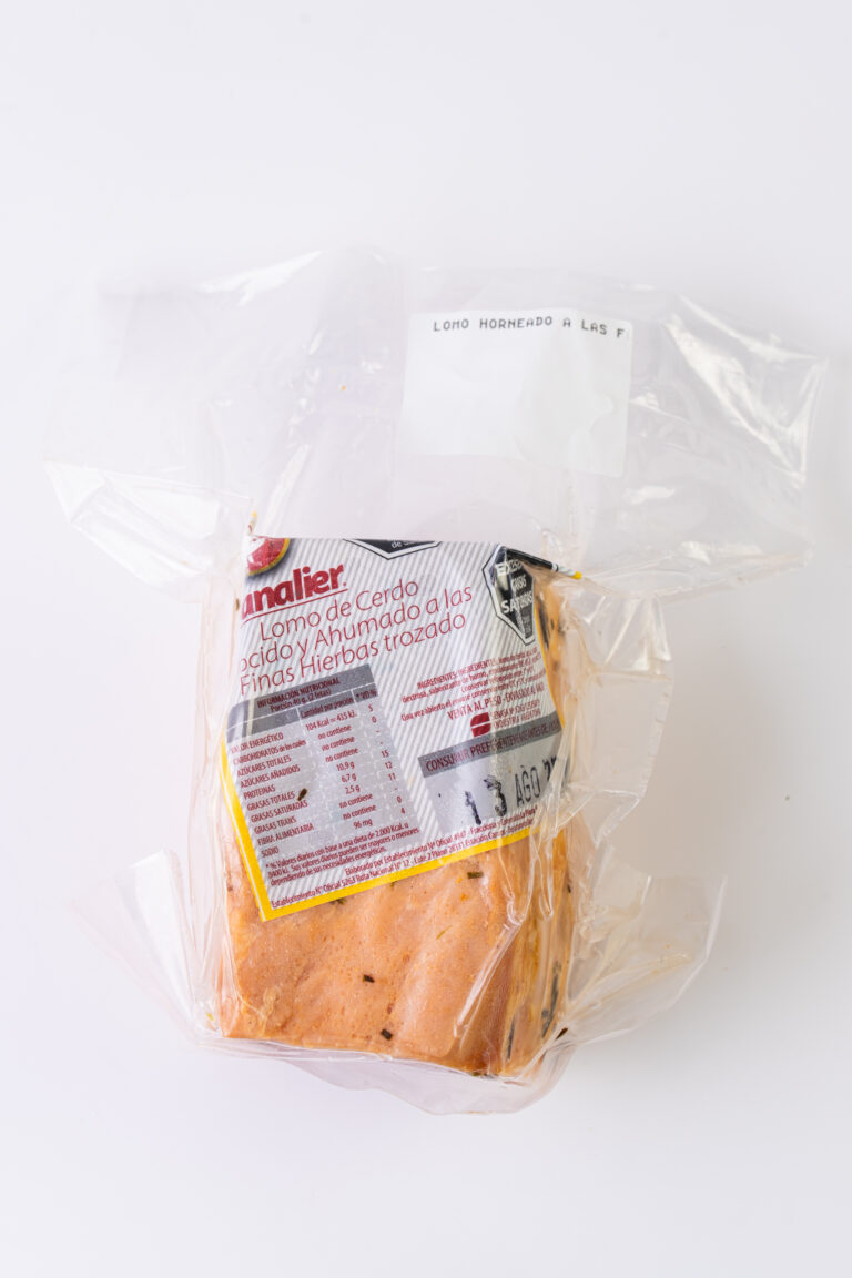 Lomo de cerdo cocido y ahumado a las finas hierbas trozado